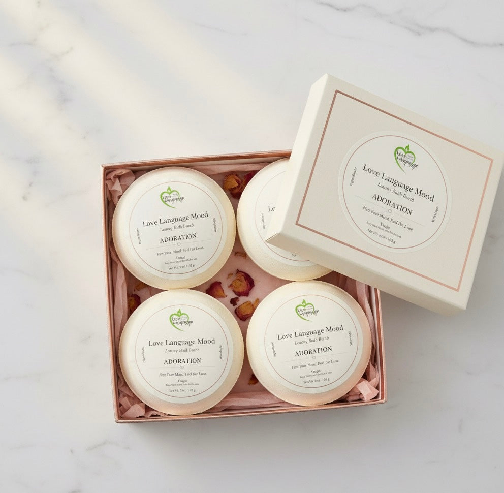 Love Language Mood Bath Bomd
